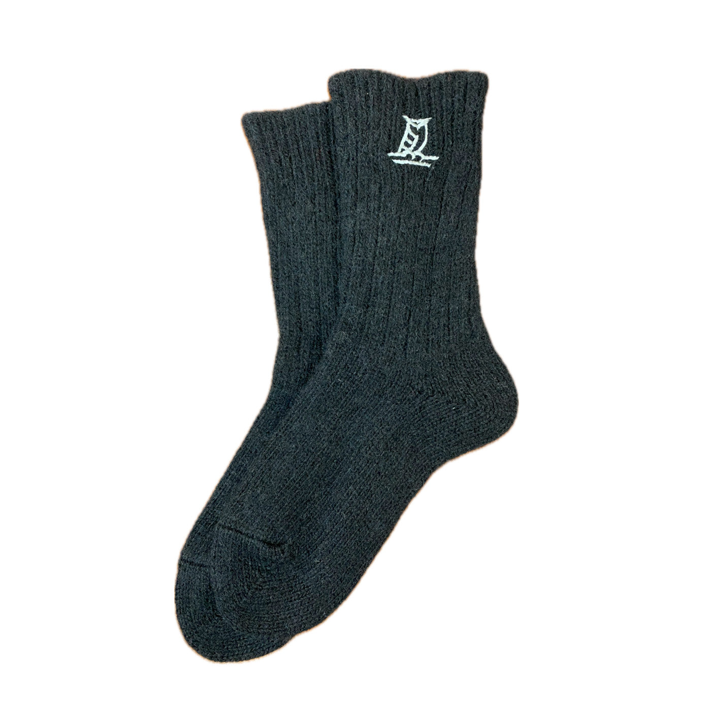 Bubi Wool Socks, Black