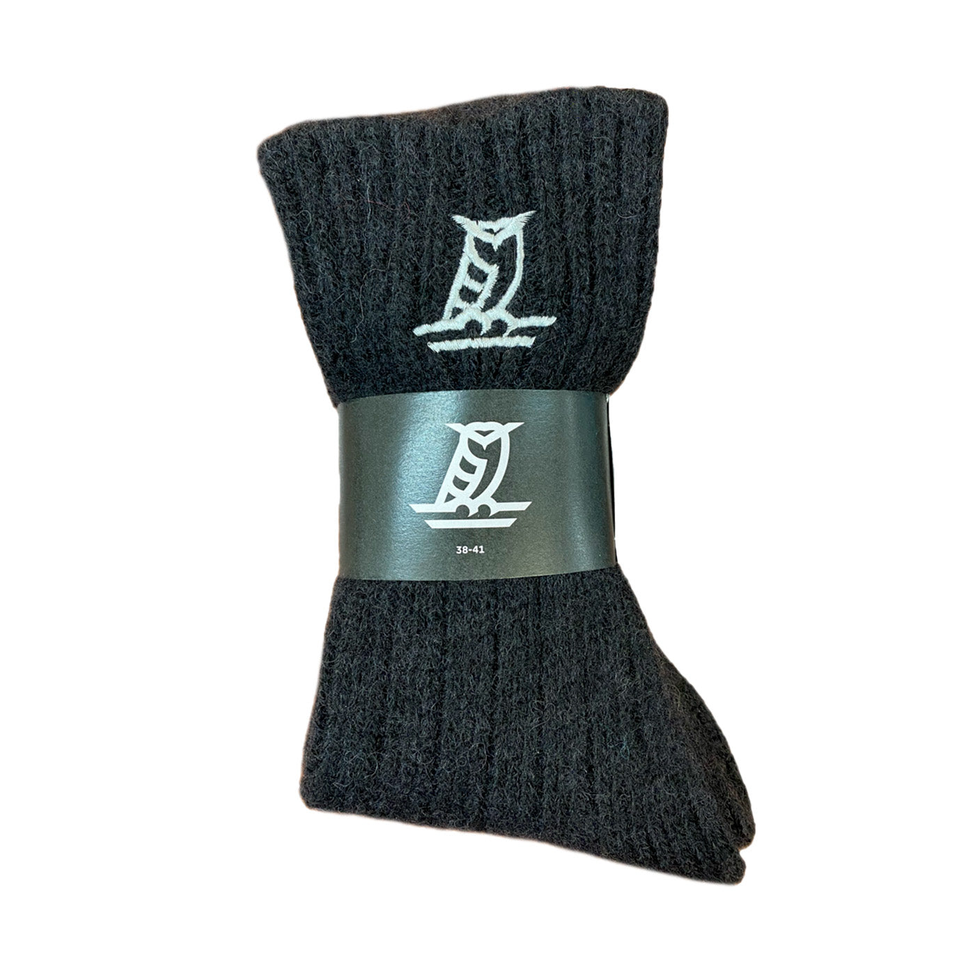 Bubi Wool Socks, Black