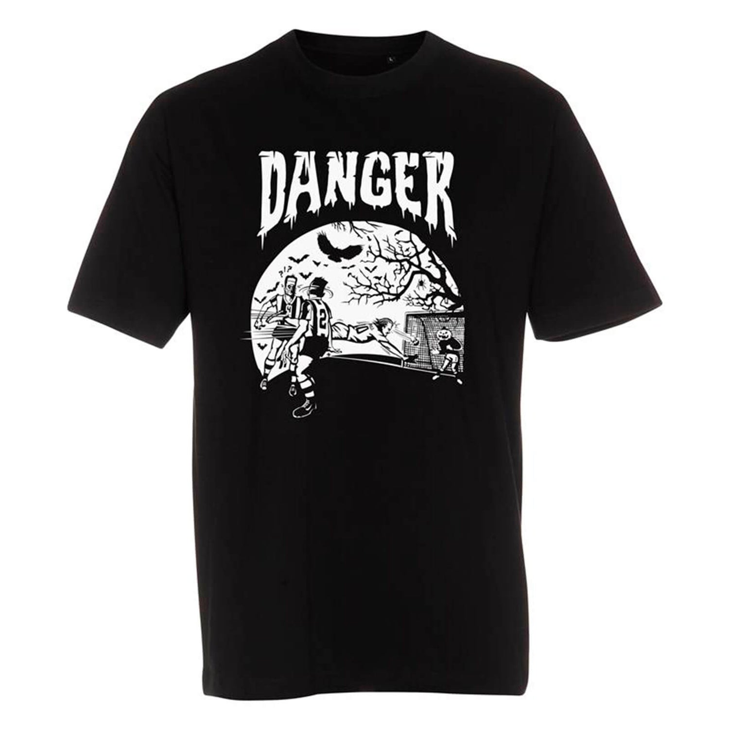 Danger Horror t-paita, Musta / Valkoinen