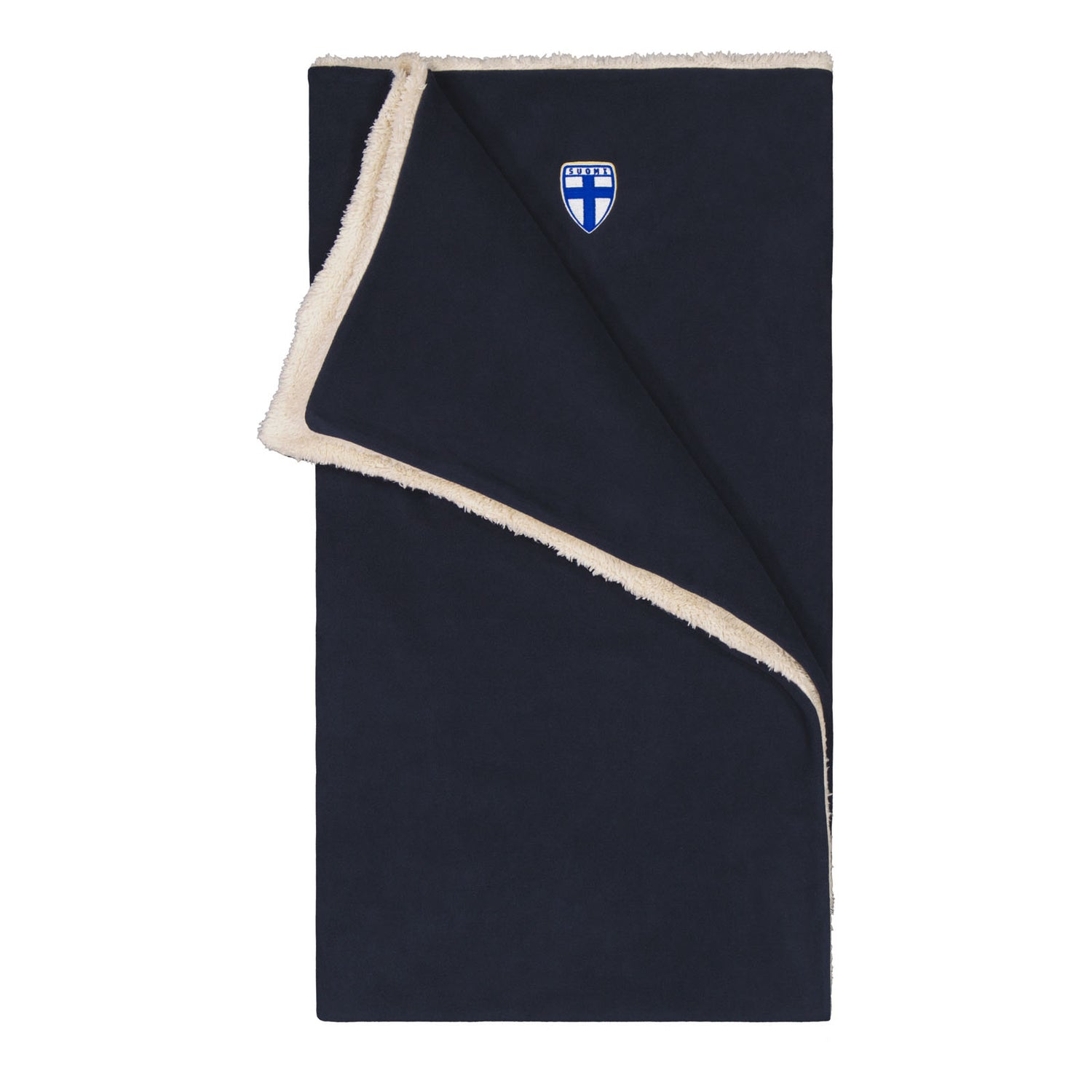 Finland Sherpa-lined fleece blanket