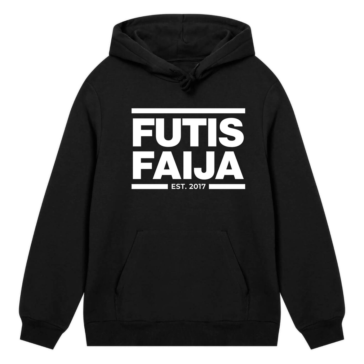 Futisfaija Est Hoodie, Black