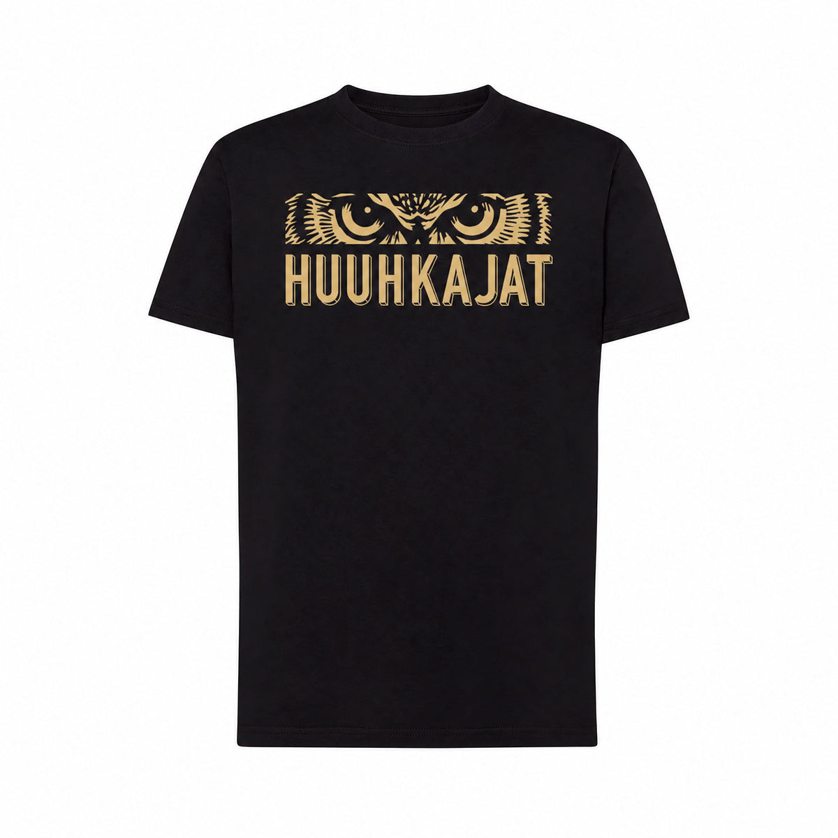 Huuhkajat 2.0 puuvilla t-paita, Musta, Lapset