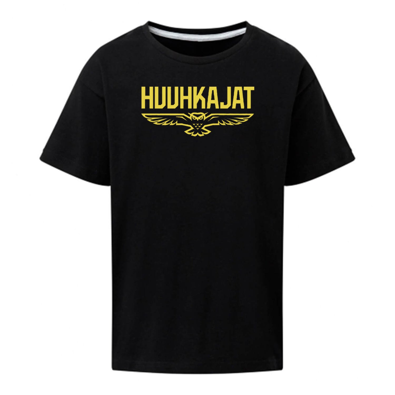 Huuhkajat puuvilla t-paita, Musta, Lapset