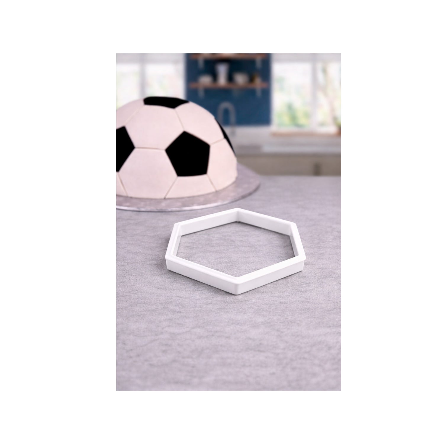 Football cake decorating molds 4 pcs
