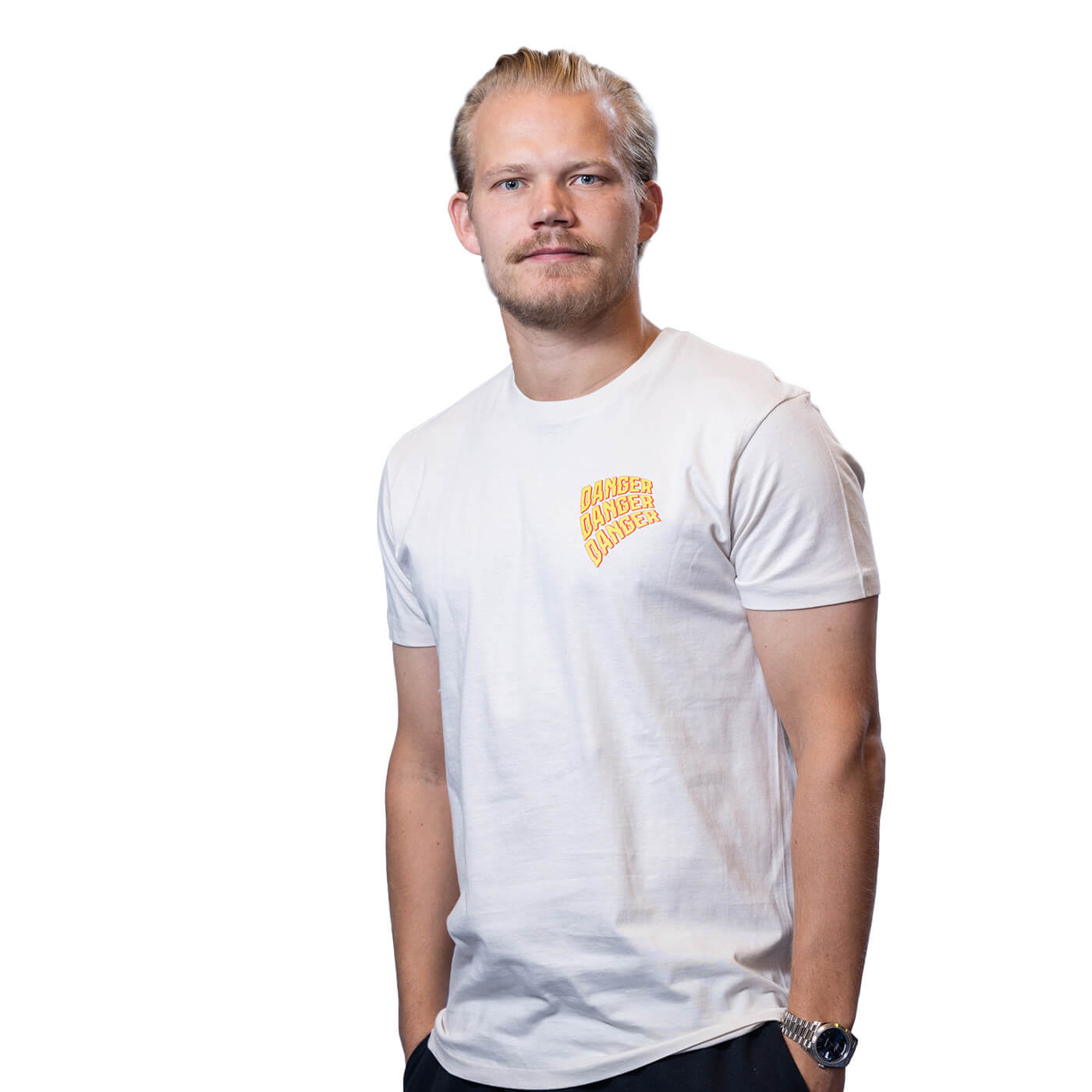 Danger Pohjanpalo t-paita, Luonnonvalkoinen