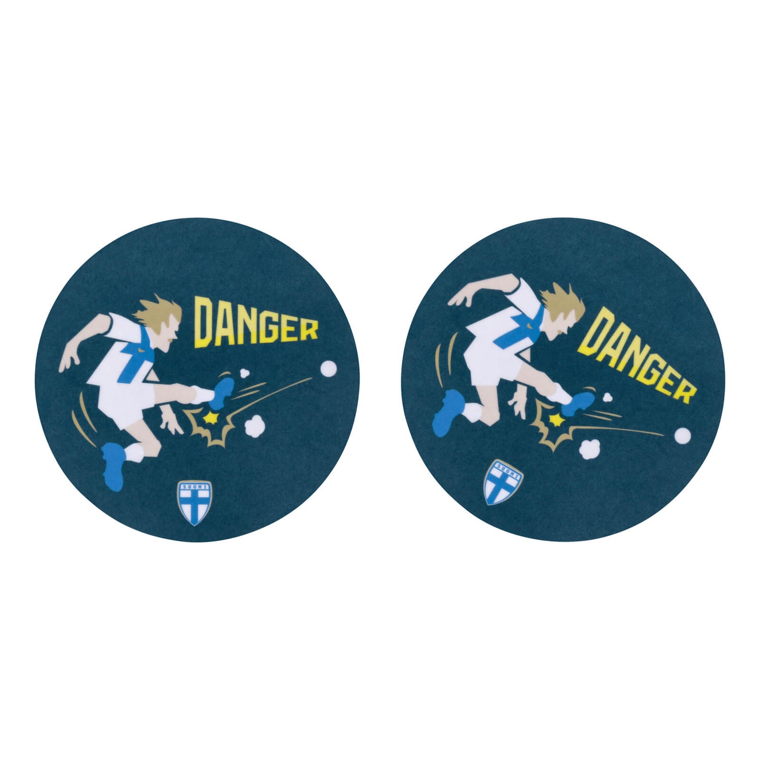 DANGER Jolle coasters 2 pcs