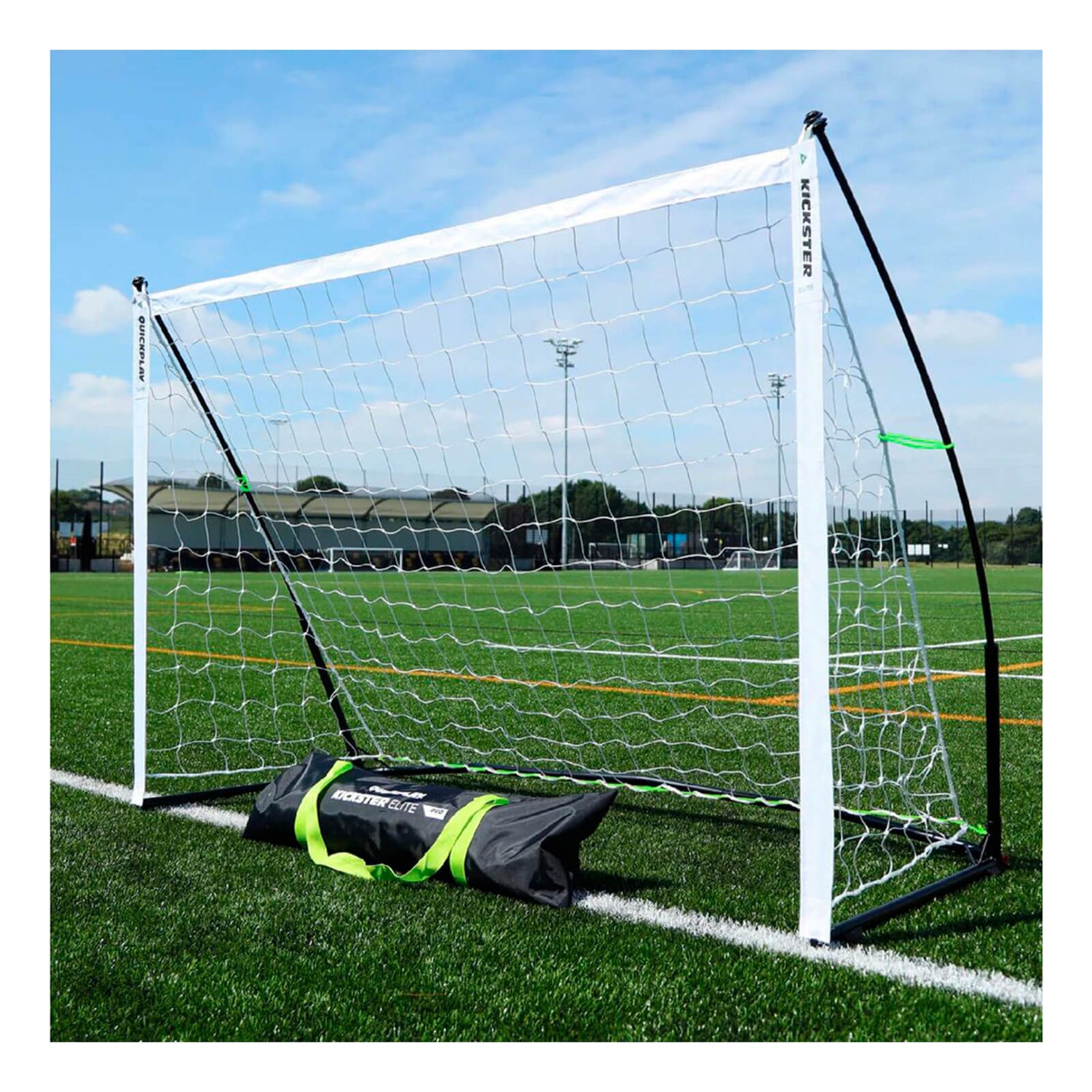 Kickster Elite taitettava popup jalkapallomaali, 180x120cm