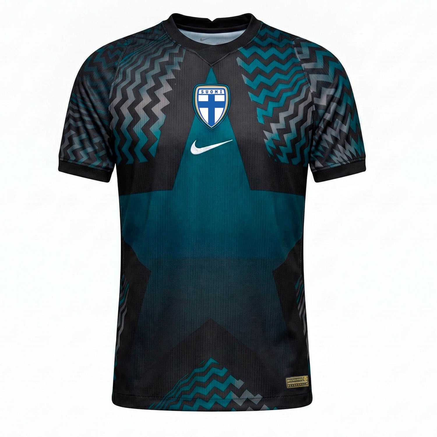 Finland short-sleeved goalkeeper jersey 2026/27, Black