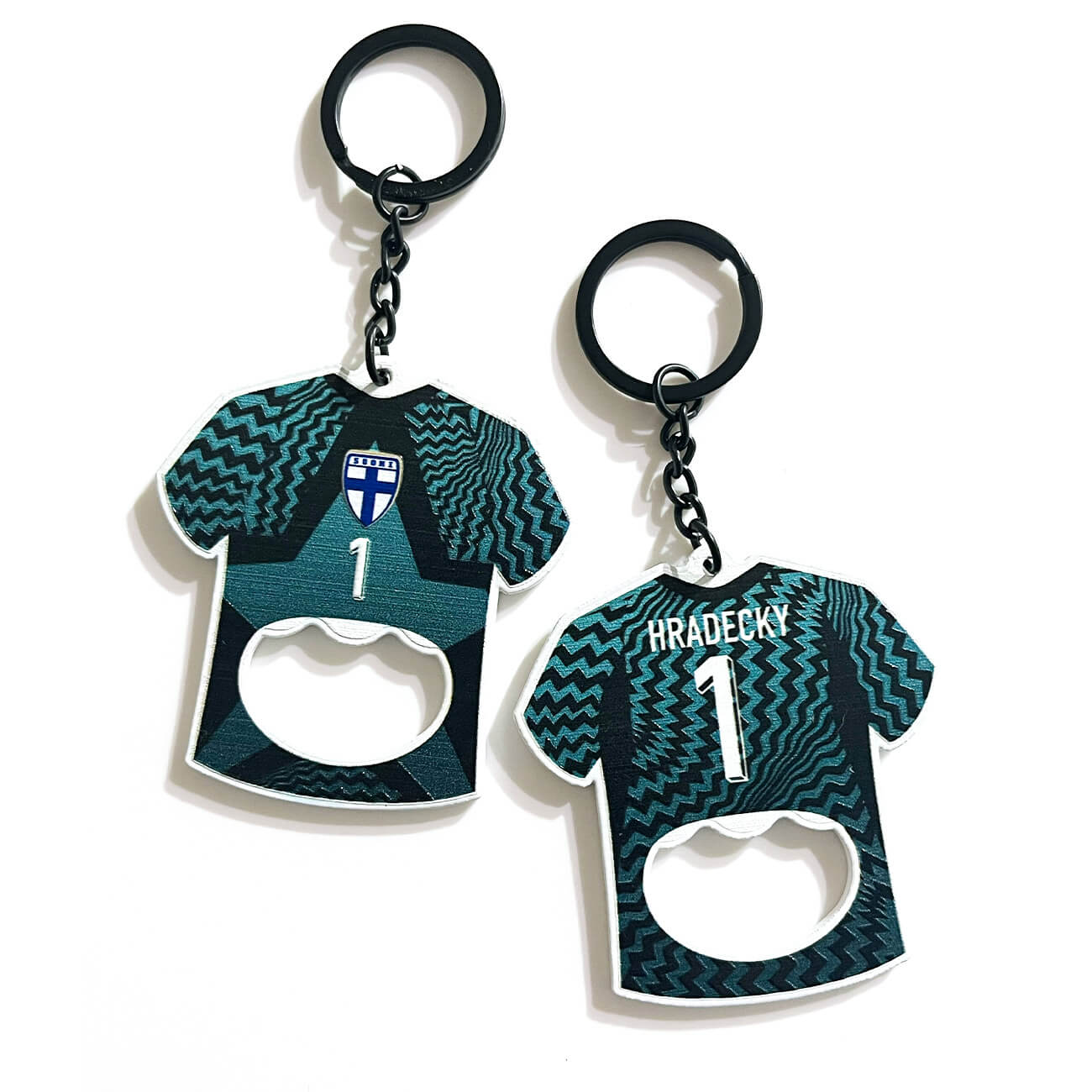 Hradecky #1 bottle opener keychain