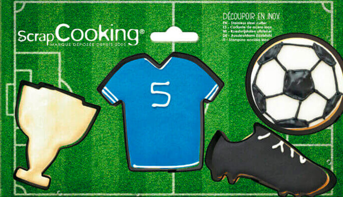 Soccer cookie cutters