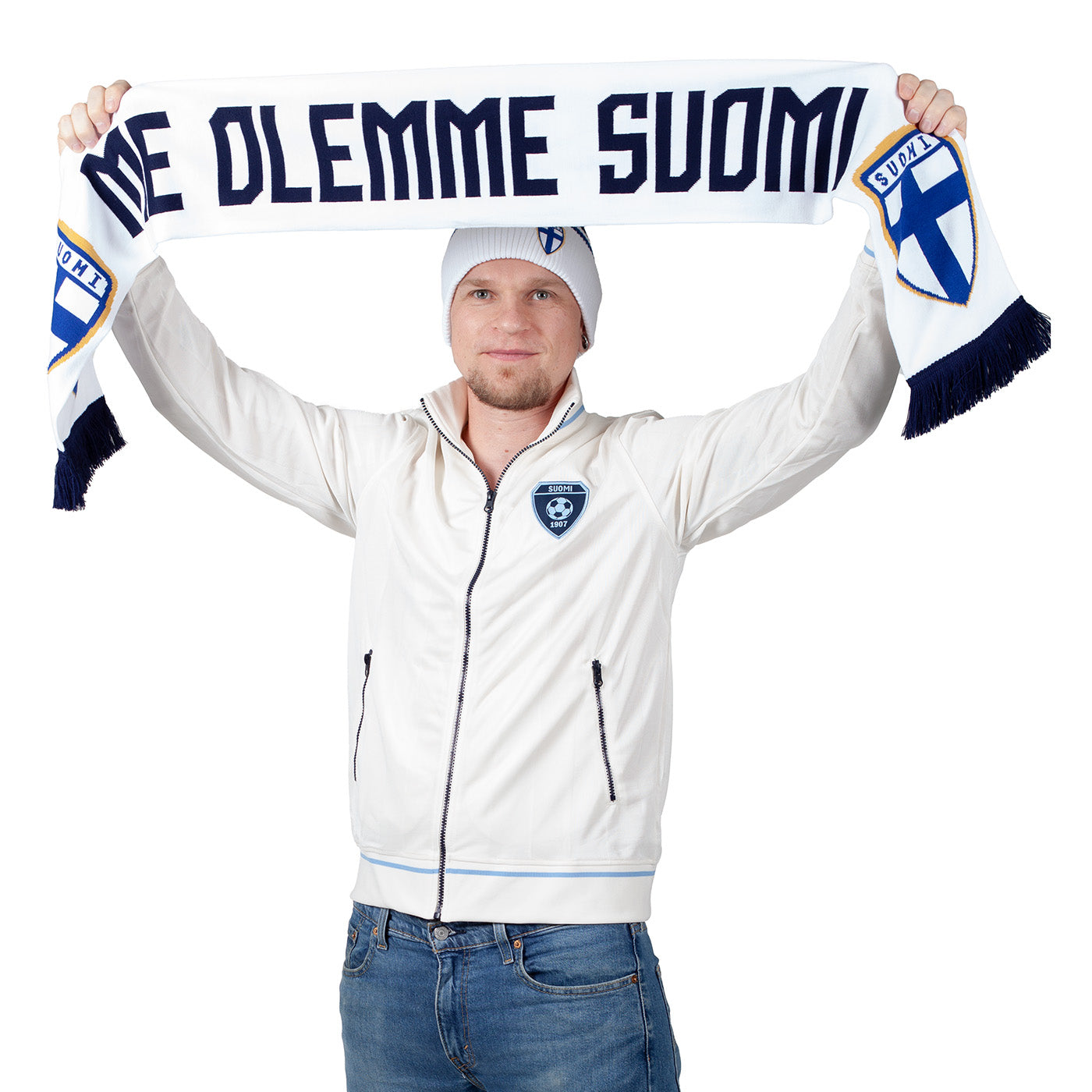 We Are Finland Scarf, White