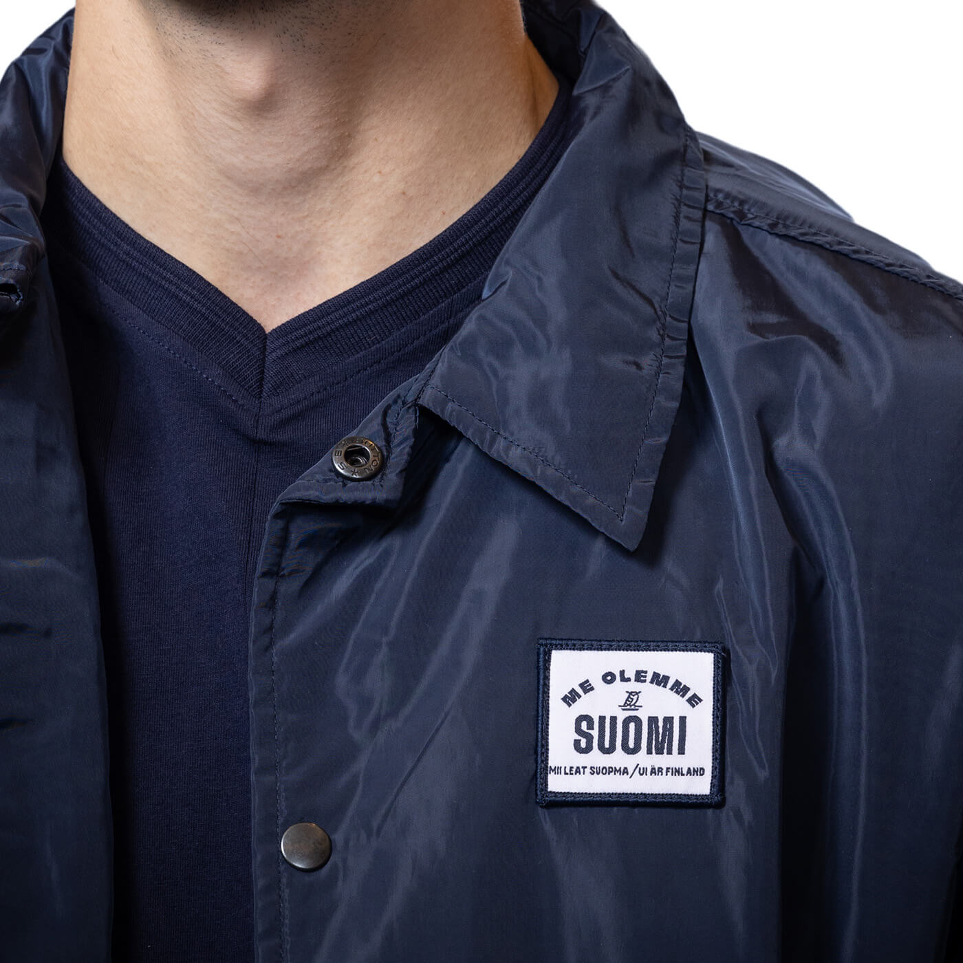 We are Suomi Coach jacket, Navy Blue