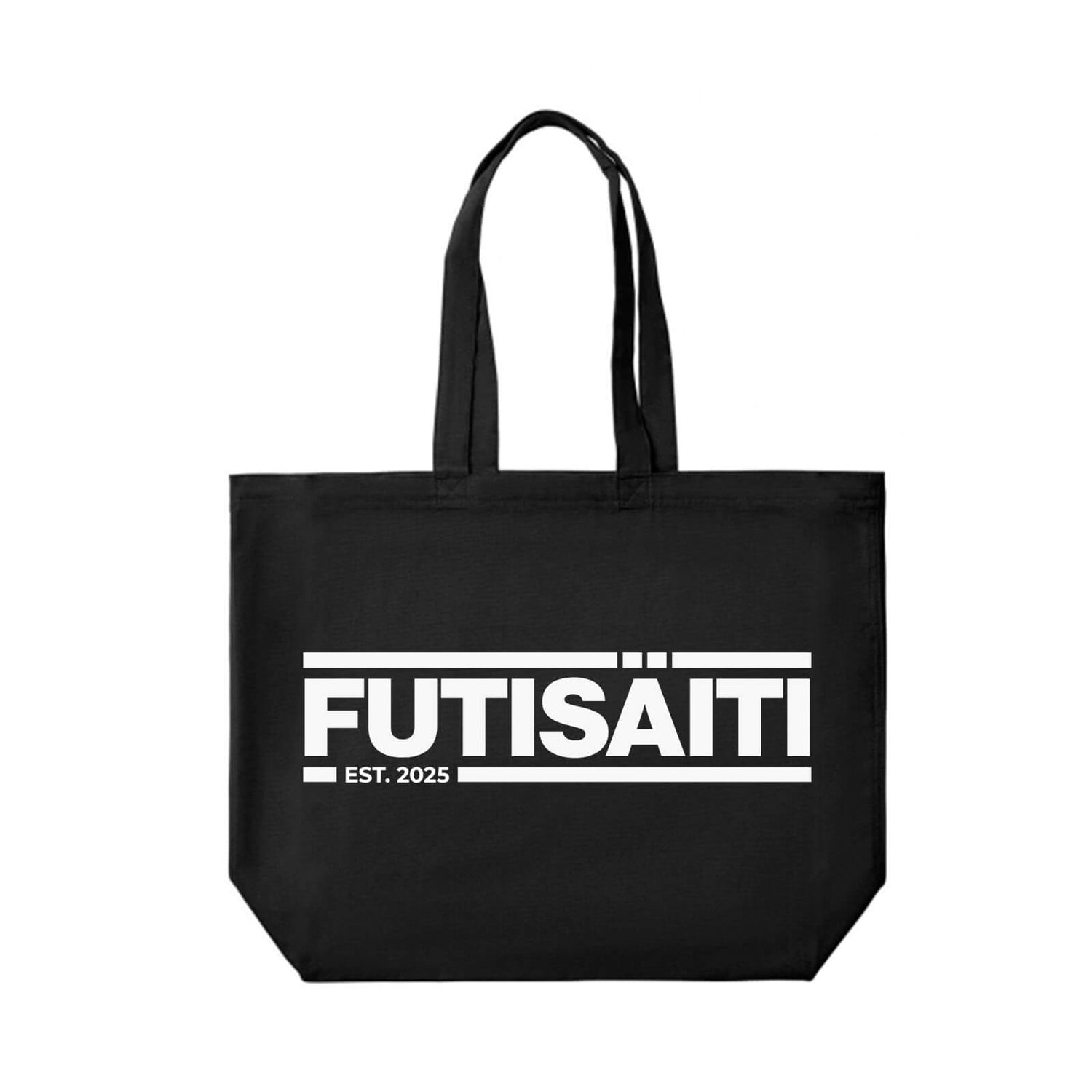 Futisäiti Est Shopper Bag kangaskassi, Musta