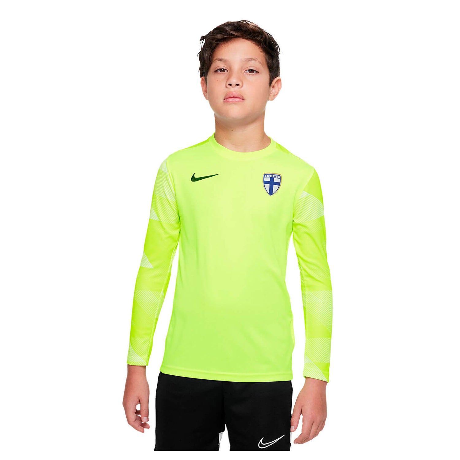 Nike Dri-Fit Goalkeeper Long Sleeve Shirt, Yellow, Kids