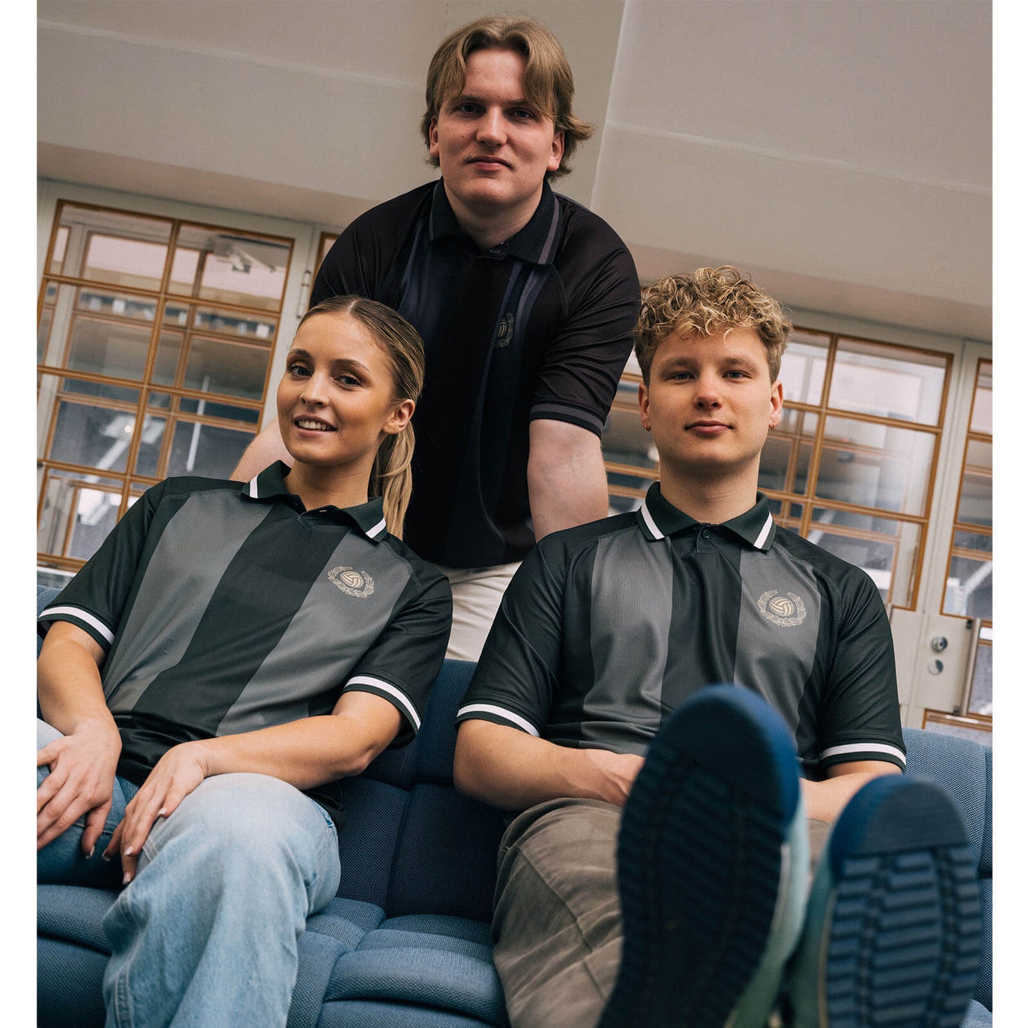 Nahkapallo ja seppele Jersey Polo, Vihreä