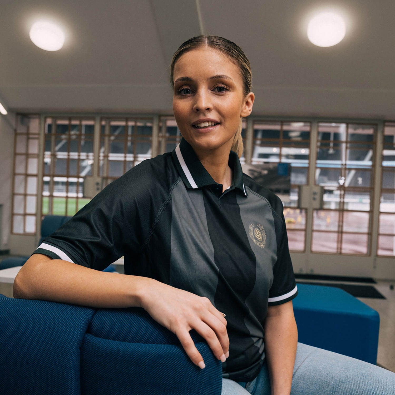 Nahkapallo ja seppele Jersey Polo, Vihreä