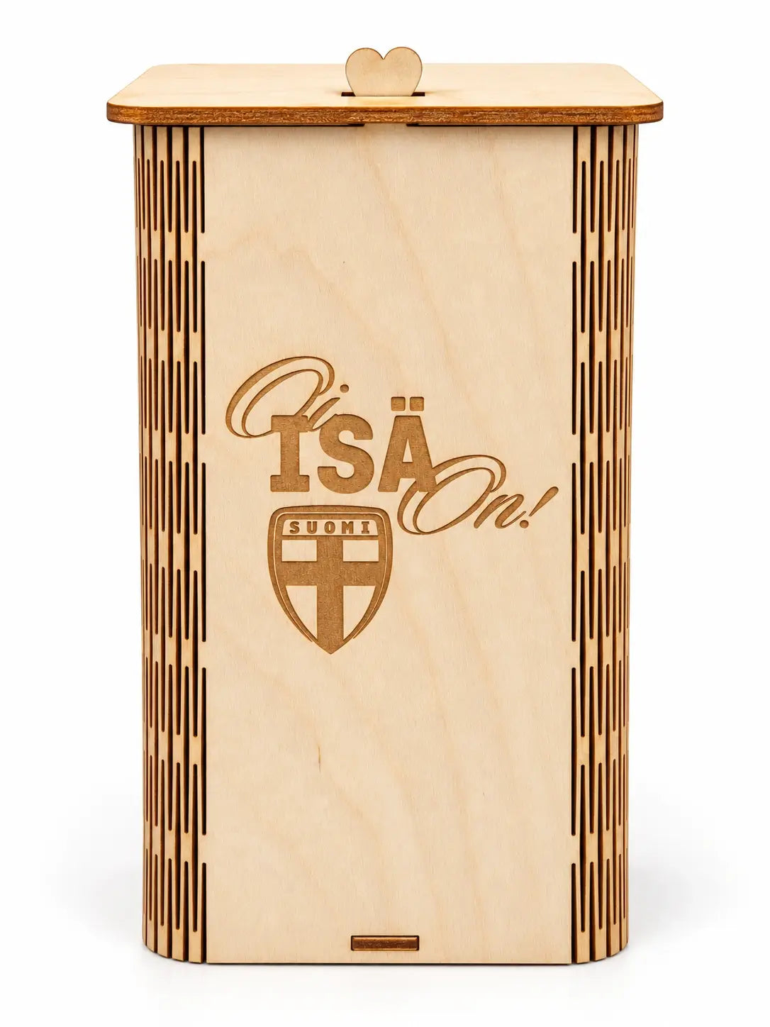Oi Isä On! Puinen Säilytyslaatikko kahvipaketille