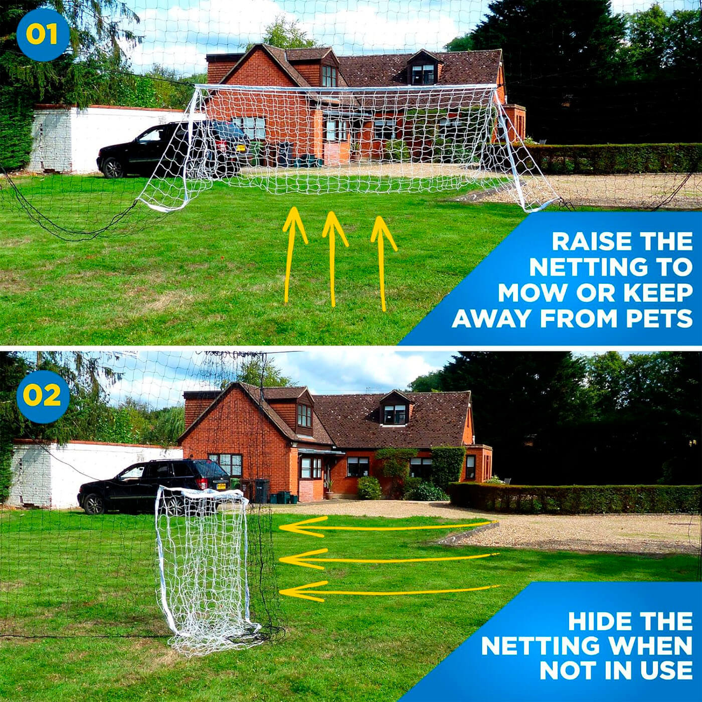 Open Goaal! football goal, Standard, 2.7 x 1.6m