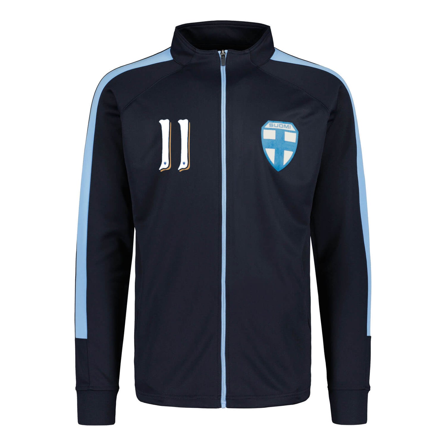 Suomi Retro verkkatakki, Tummansininen