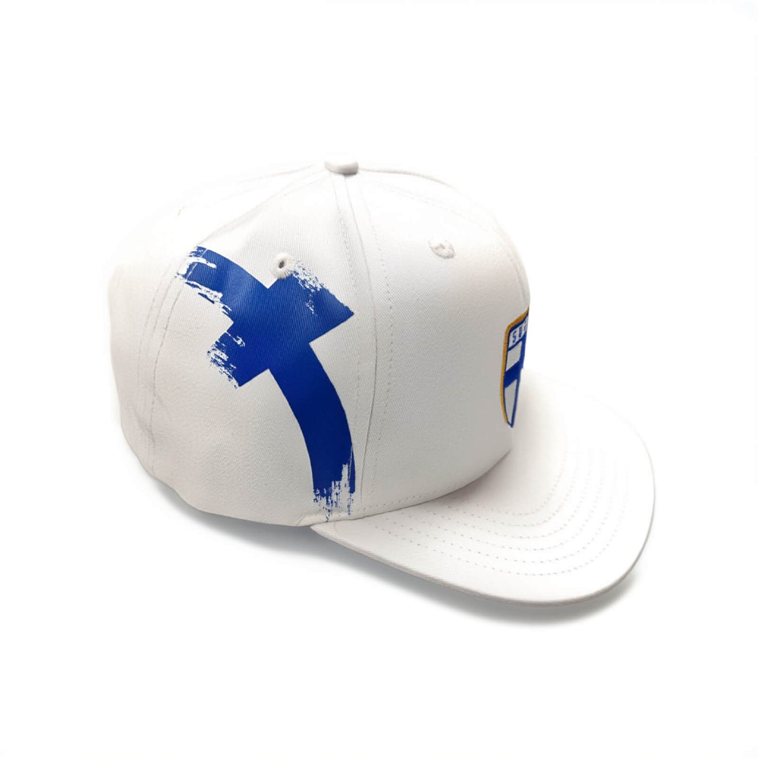 Suomi Lippu/Vaakuna Snapback lippis - Valkoinen