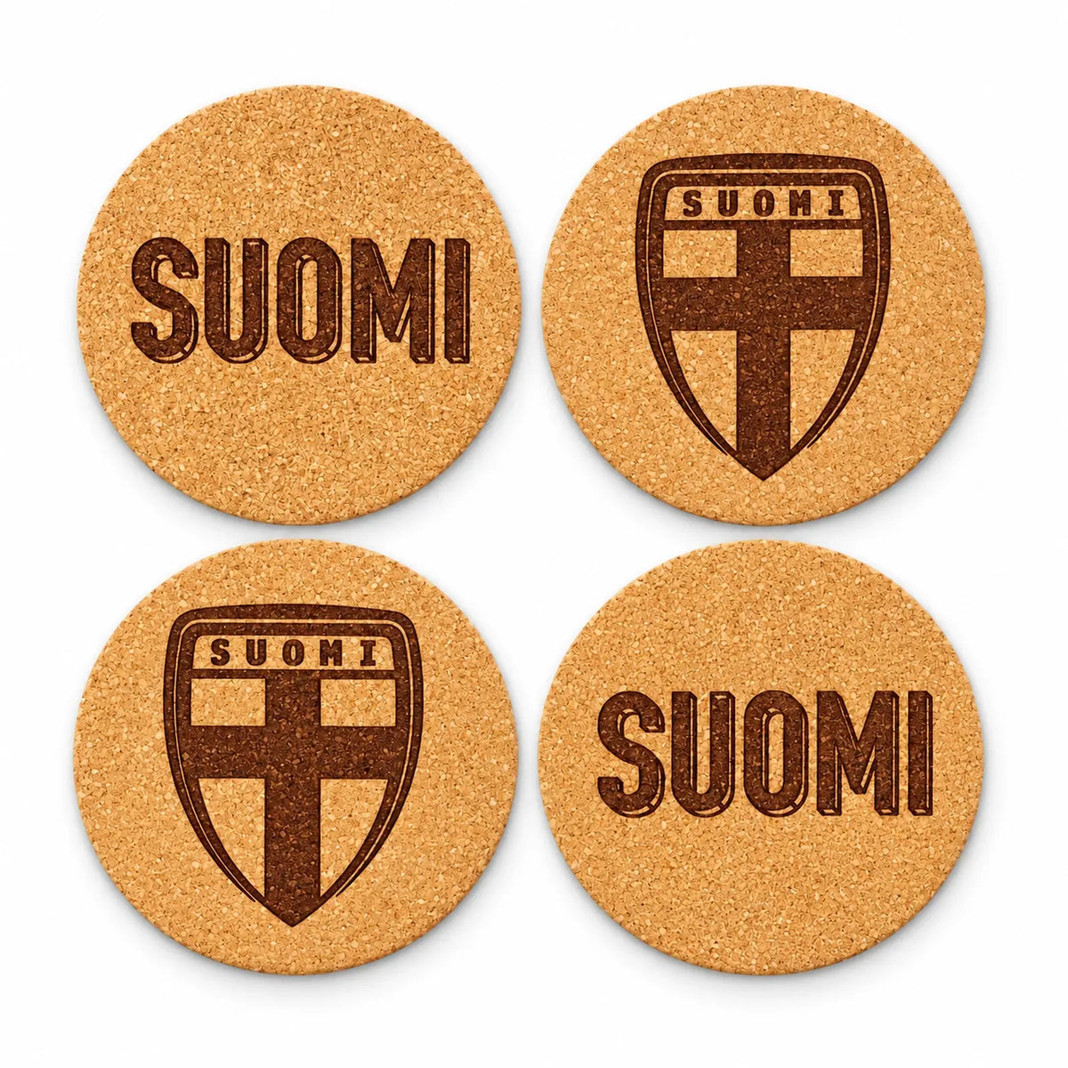 Suomi lasinaluset, 4kpl