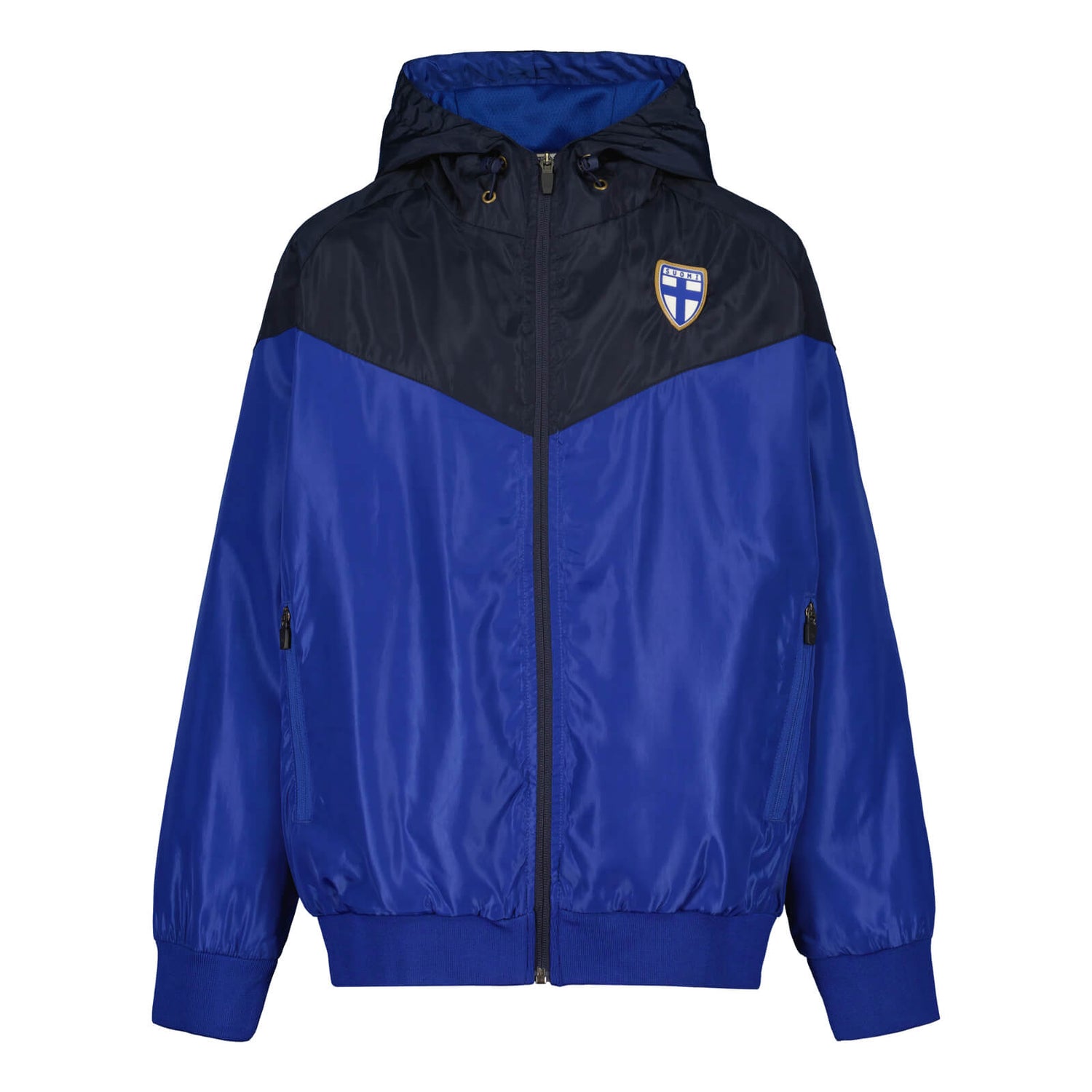 Suomi Windbreaker, Water Repellent, Kids, Blue