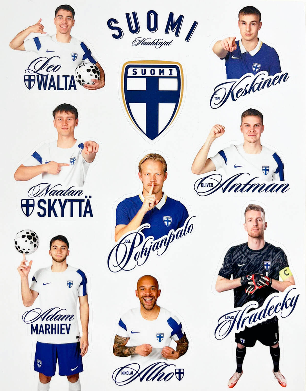 Huuhkajat tarra-arkki