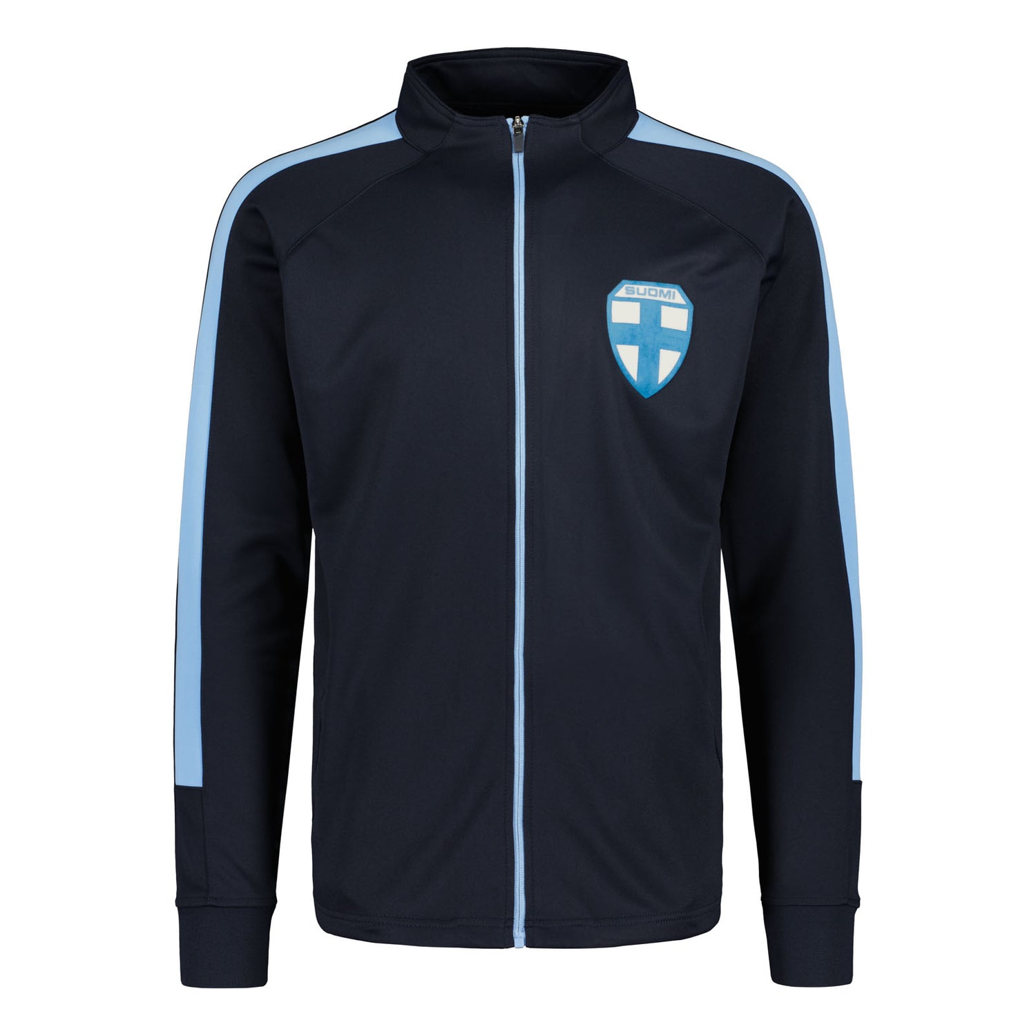 Suomi Retro verkkatakki, Tummansininen