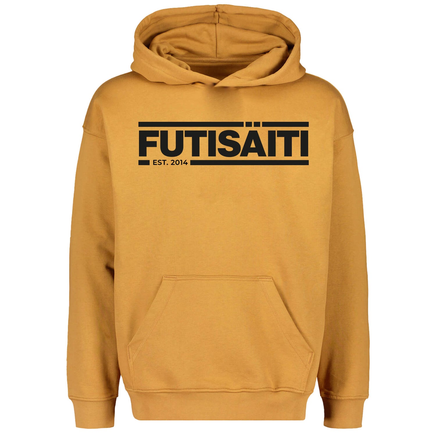 Futisfaija Football Boxy Hoodie, Black