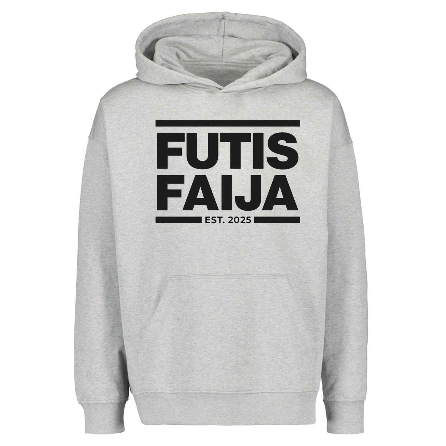 Futisfaija Football Boxy Hoodie, Gray