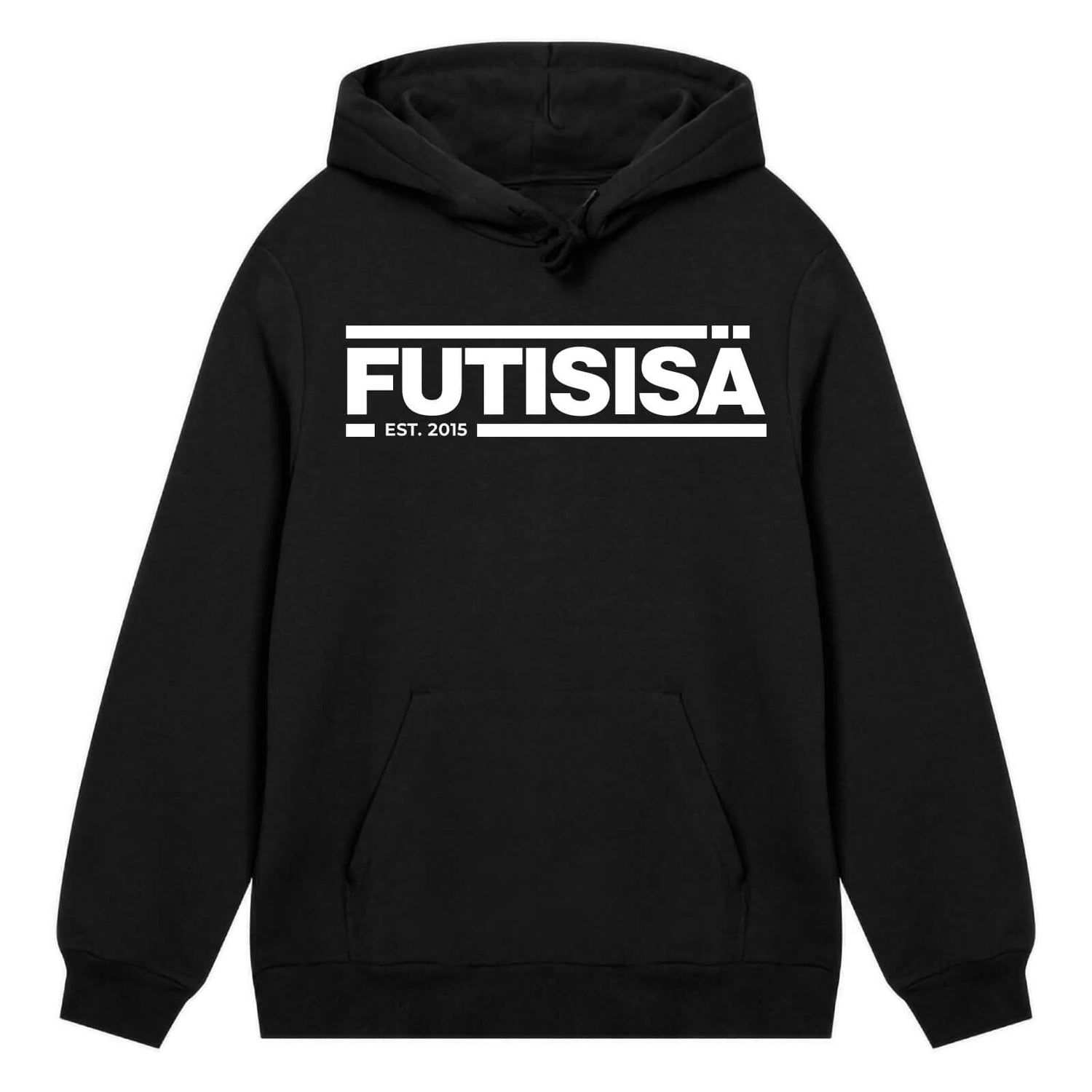 Futisisä Est Boxy Hoodie, Black