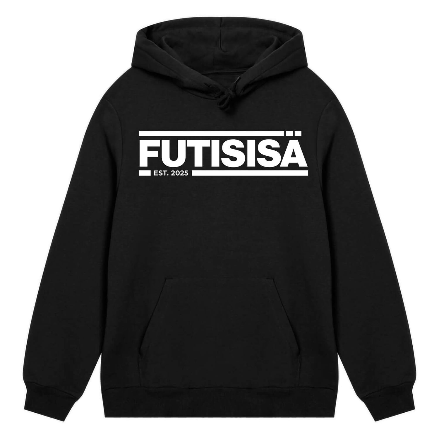 Futisisä Est Boxy Hoodie, Black
