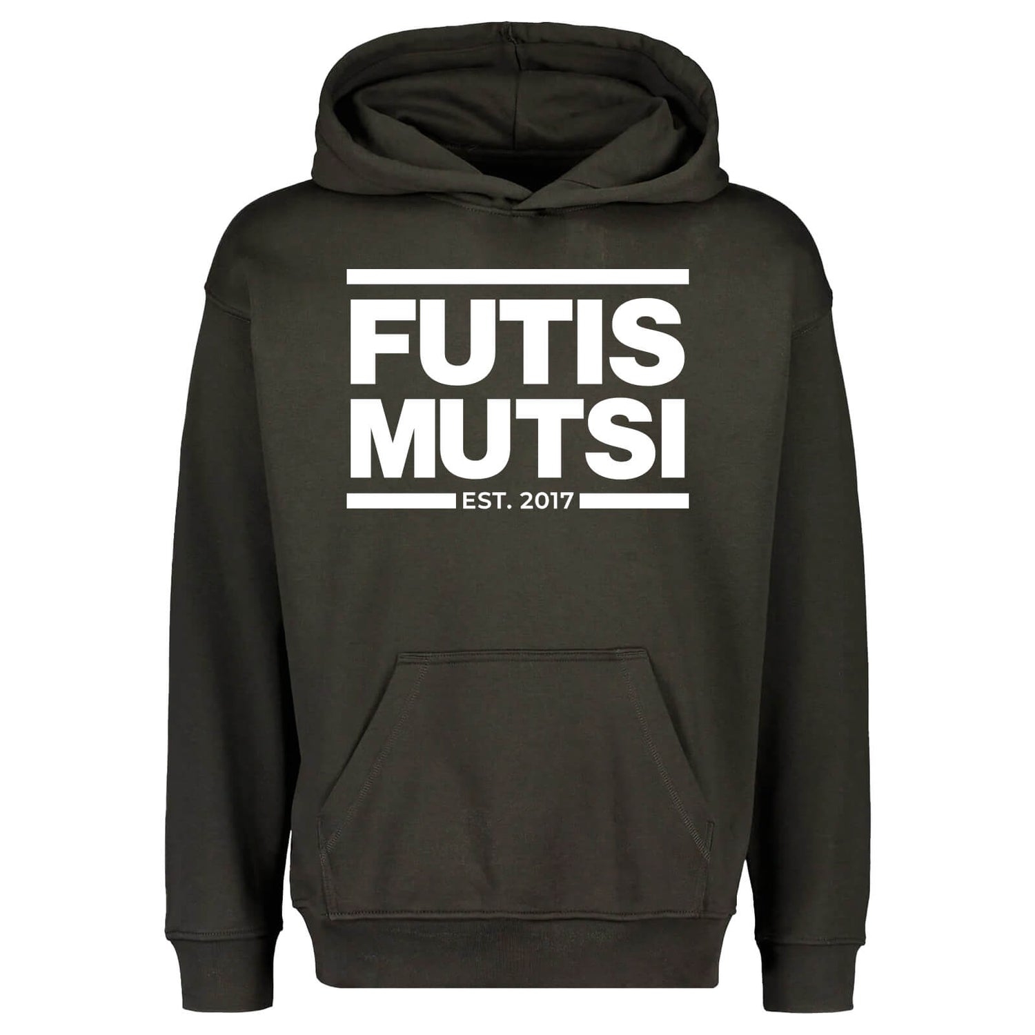 Futisfaija Football Boxy Hoodie, Black