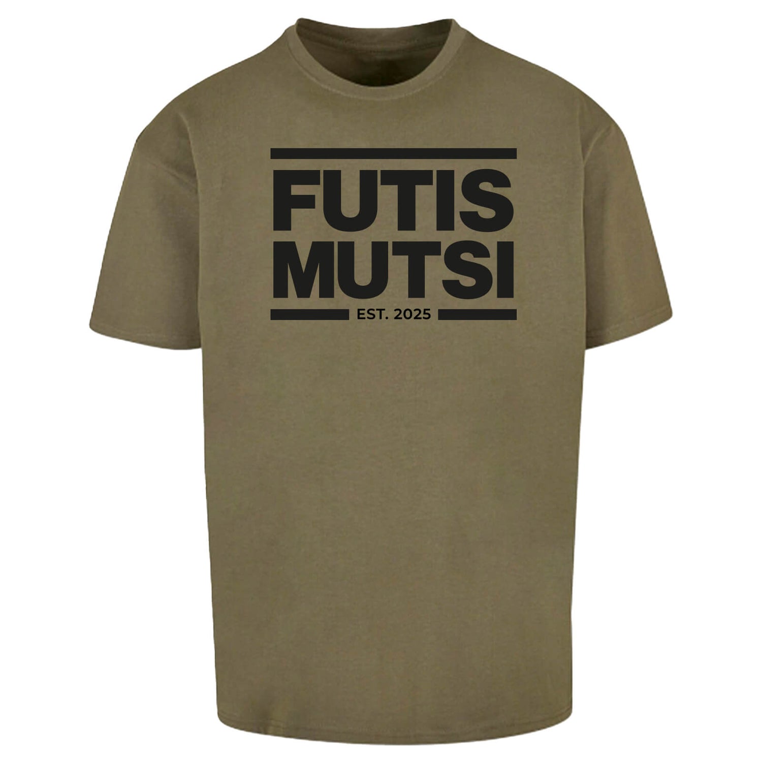 Futismutsi Est Oversize T-shirt, Olive green