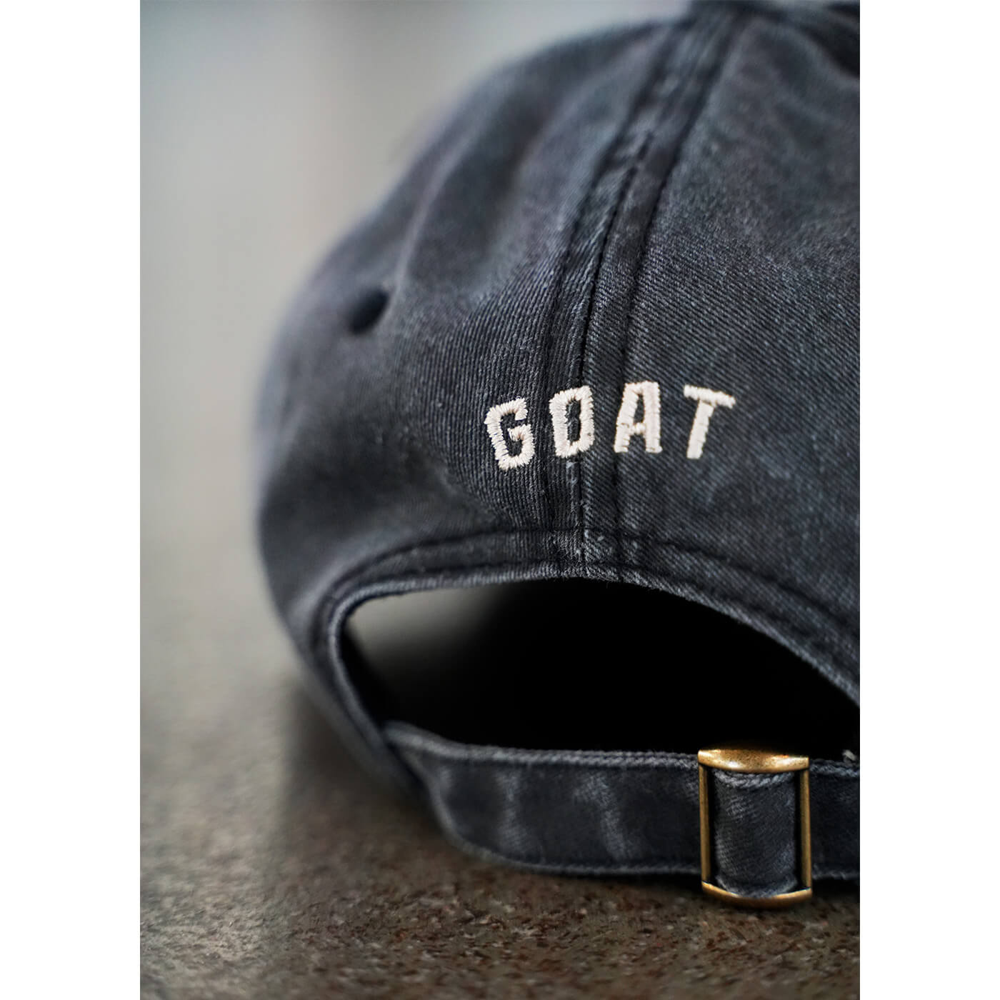 GOAT Pukki Washed Cap, Black