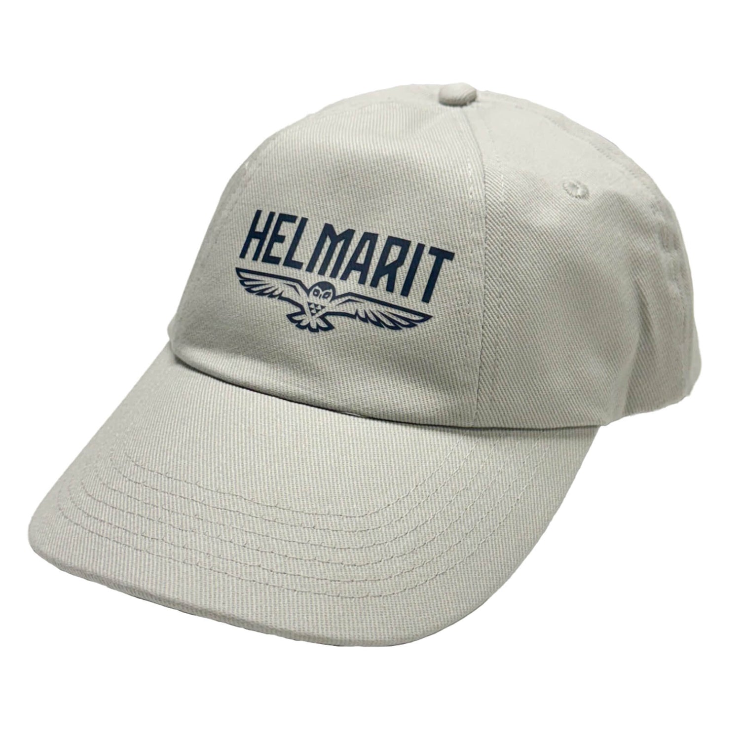 Helmarit Low Profile puuvillalippis, Vaaleanharmaa