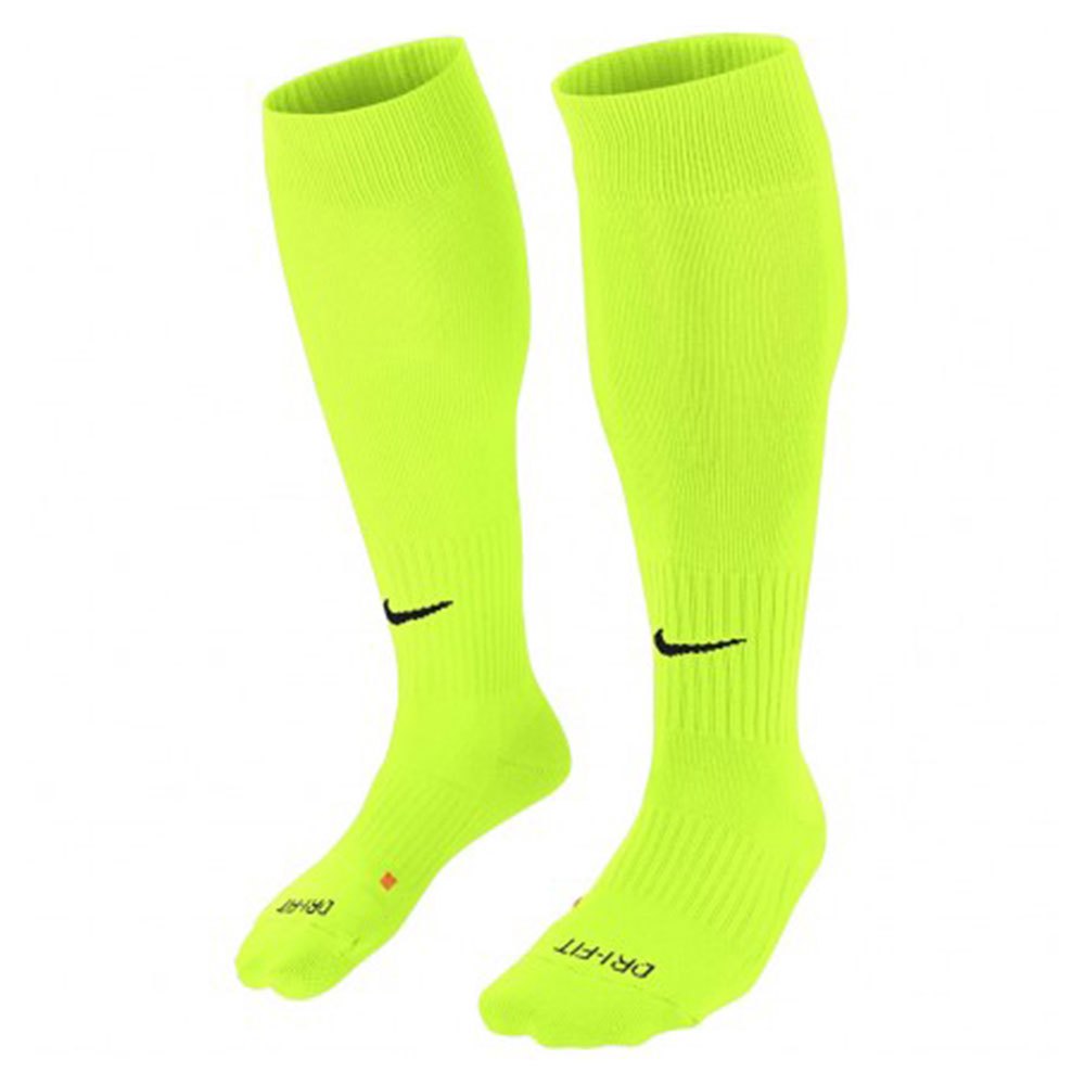 Erotuomarin viralliset Dri-FIT jalkapallosukat, Neonkeltainen