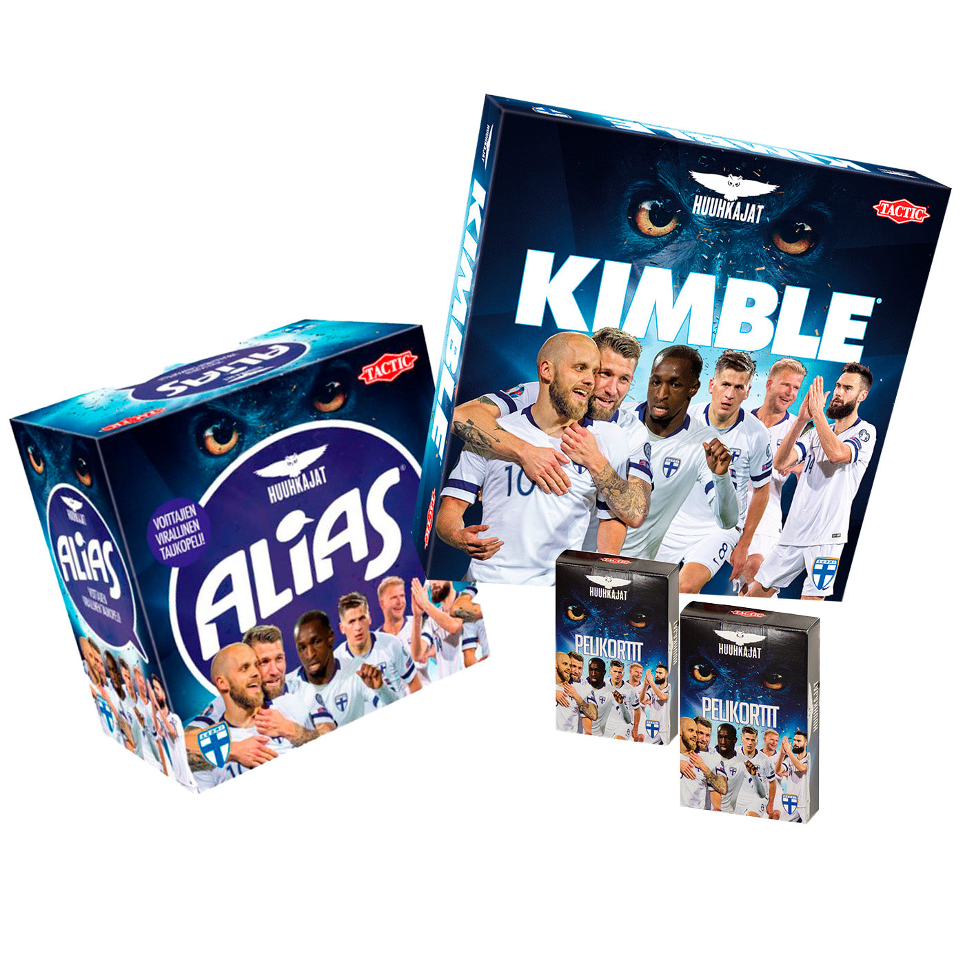 Huuhkajat Alias, Kimble ja pelikortit, Pelisetti