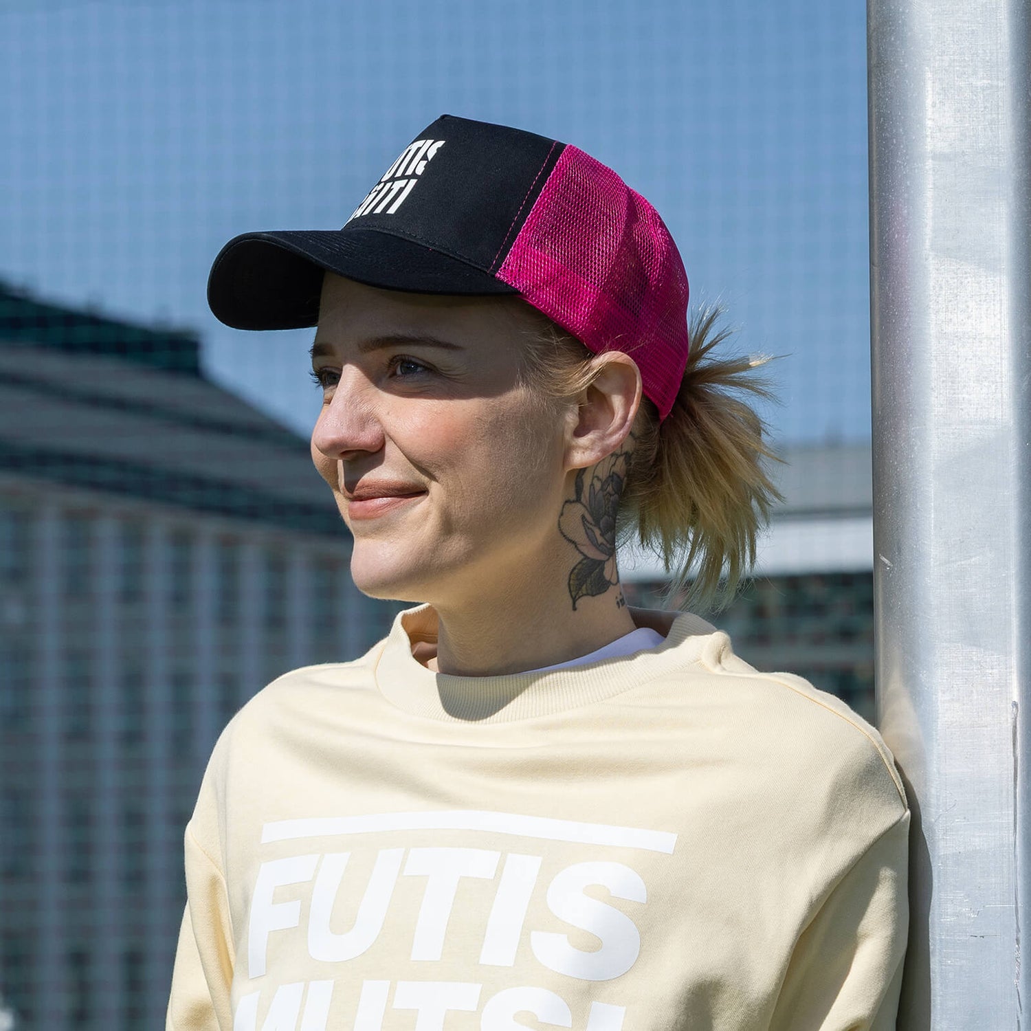 FUTISÄITI Trucker cap, Pink/Black