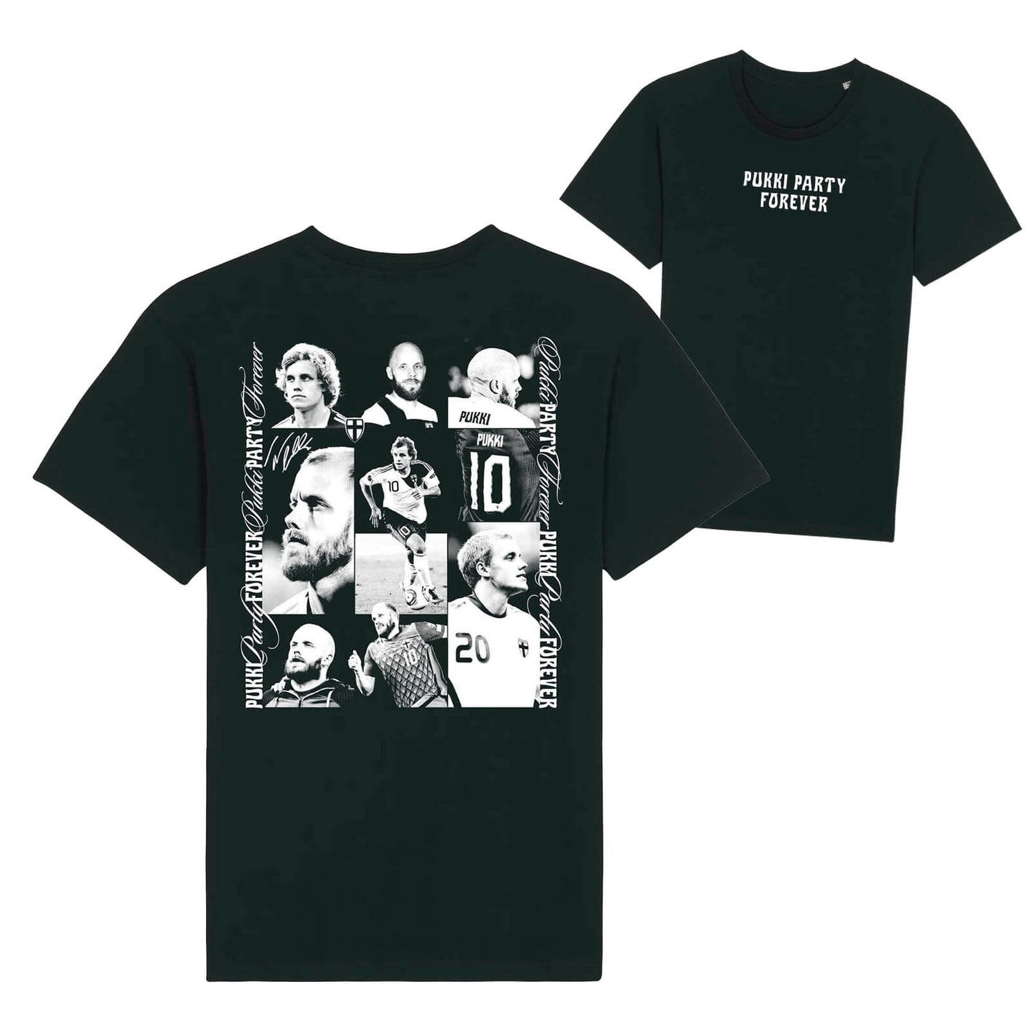 Pukki Party Forever t-shirt, Black