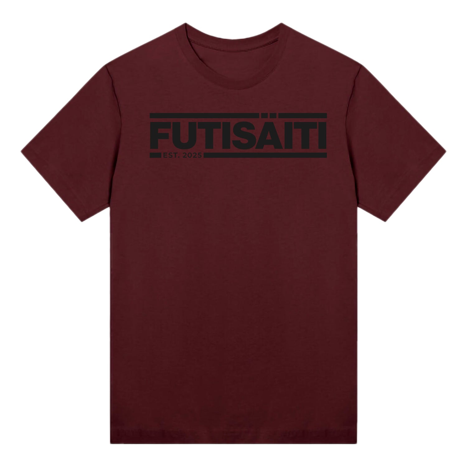 Futisäiti Est t-shirt, Maroon, Women