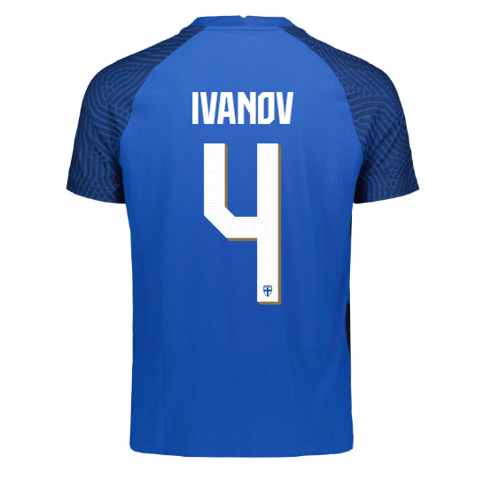 Finland Official Away Jersey 2022/23, Ivanov Print