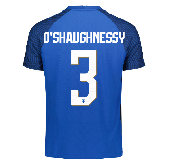 Finland Official Away Jersey 2022/23, O'Shaughnessy print