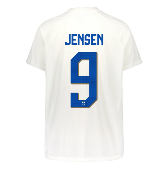 Finland Official Home Jersey 2022/23, F. Jensen Print, Kids
