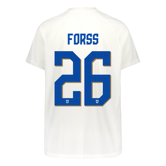 Finland Official Home Jersey 2022/23, Forss Print, Kids