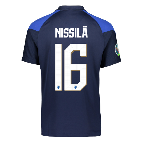 Finland Official Away Jersey EURO2020 Limited Edition Nissilä Print