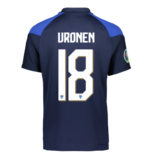 Finland Official Away Jersey EURO2020 Limited Edition Uronen Print