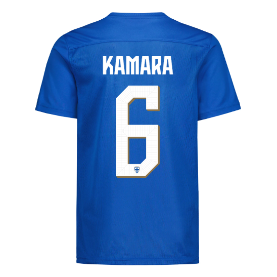 Finland Official Away Jersey 2022/23, Kamara Print, Kids