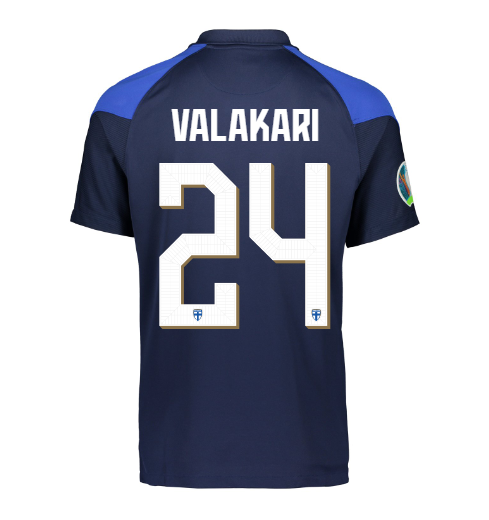 Finland Official Away Jersey EURO2020 Limited Edition Valakari Print
