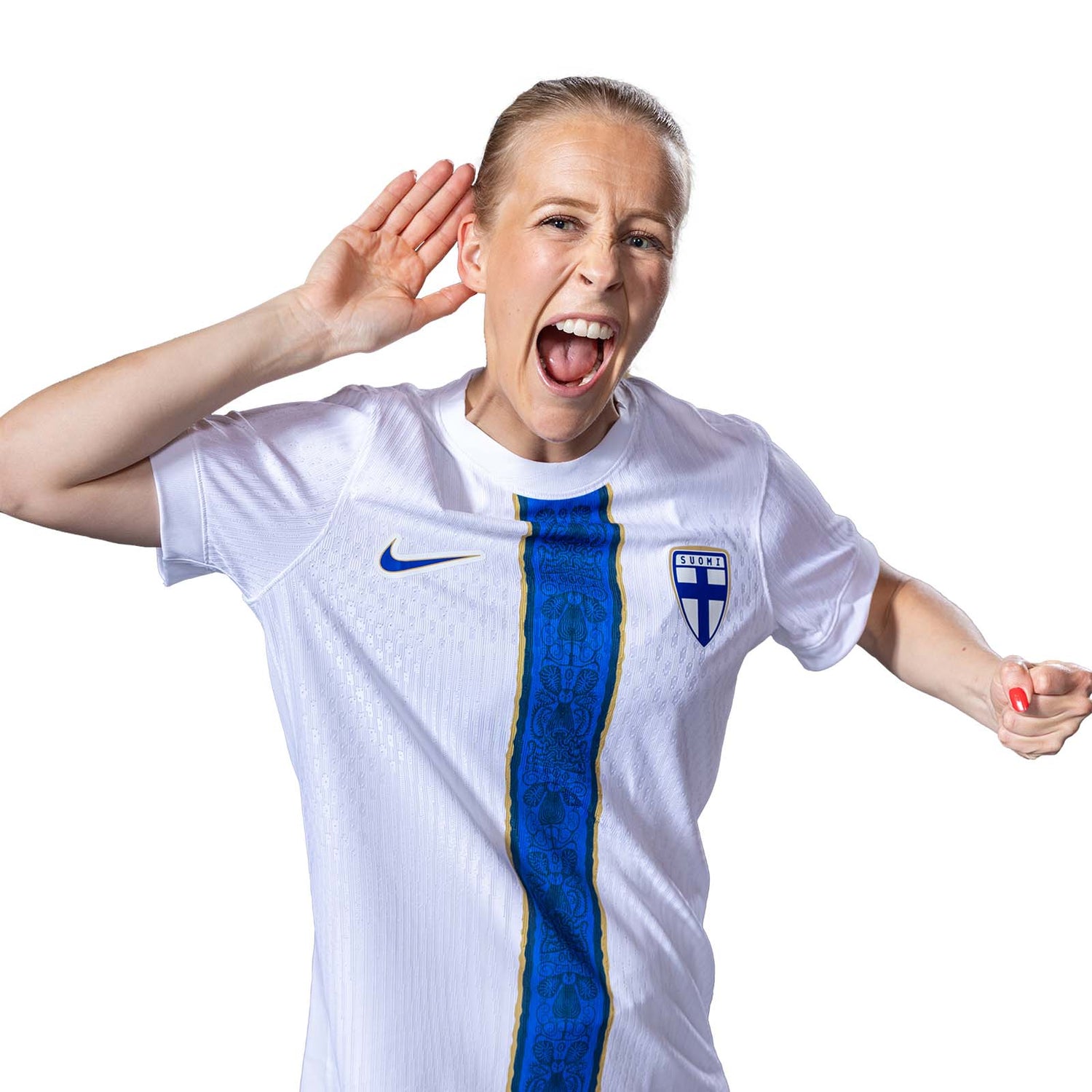 Suomi Kotipelipaita 2025/26, Engman painatus, Lapset